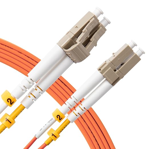 20m OM2 LC to LC Fiber Patch Cable, 1G/10GB 50/125um Multimode Fiber Optic - Image 2