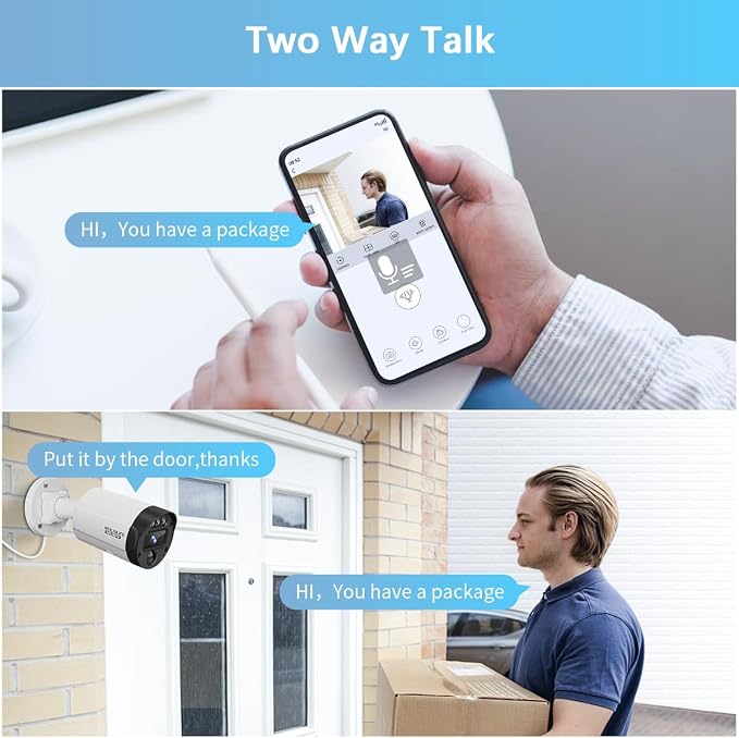 【130° Ultra Wide-Angle & 90 Days Storage】 Outdoor Wired Security Camera System - Image 6