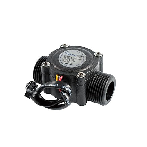 3/4" Water Flow Sensor Food-Grade Switch Hall Effect Flowmeter Fluid Meter by Unknown