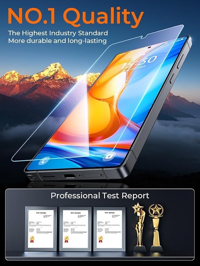 MRGLAS 2+2 Packs for Samsung Galaxy S24 Ultra Privacy Screen Protector 6.8'' - Image 7