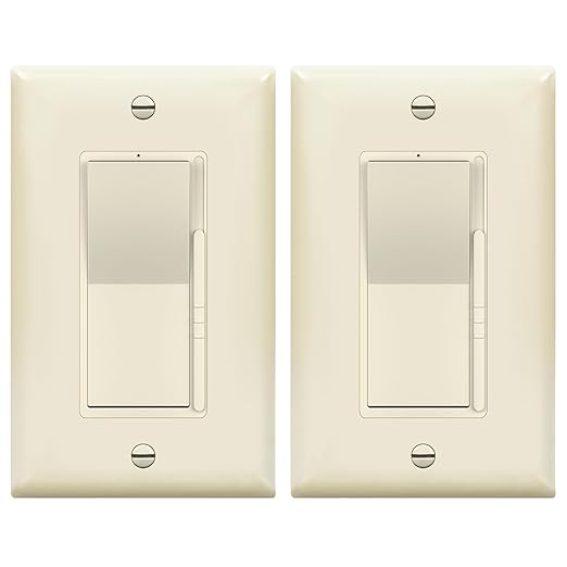 TOPGREENER Kalide Dimmer Light Switch, LED Dimmer Switch, Full Range Dimming by TOPGREENER