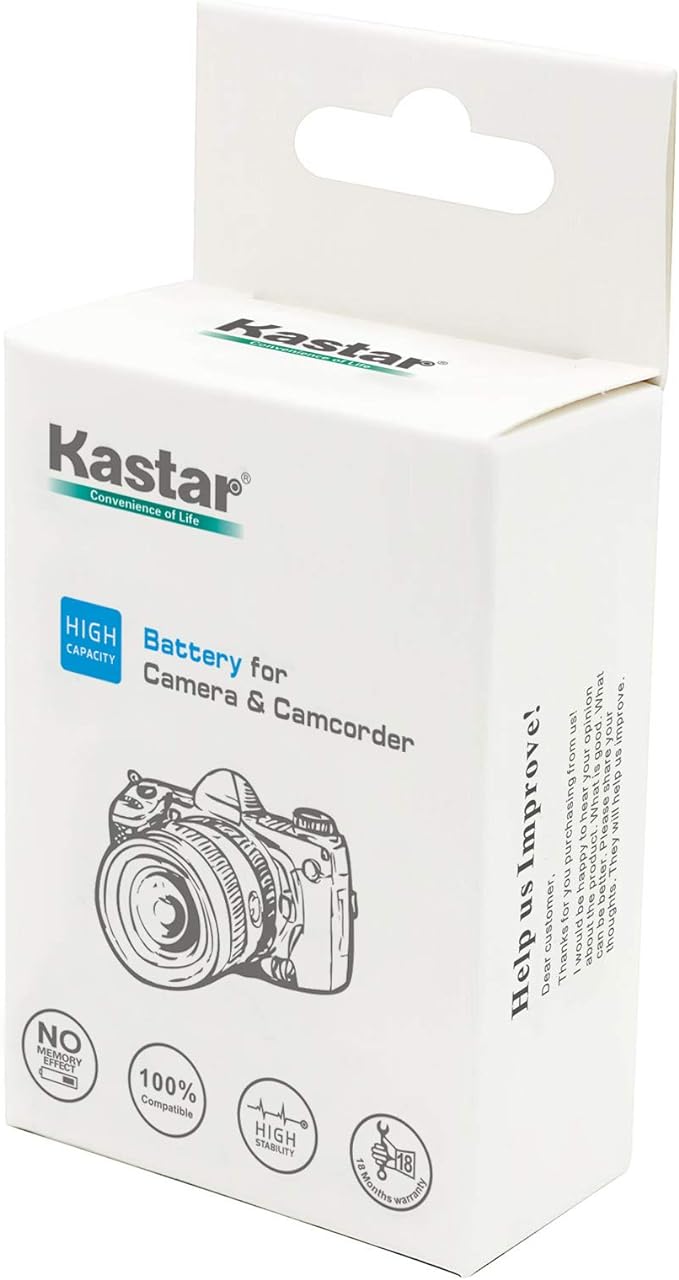 Kastar 2 Pack Battery for Nikon EN-EL10 and Nikon S60 S80 S200 S210 S220 S230 - Image 3