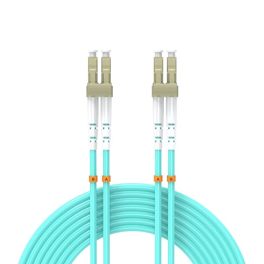 40Meters 130ft LC/UPC-LC/UPC 10GB Multi-Mode Fiber Optic Cable LC to LC OM3 by Buacoz