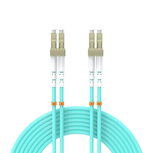 1Meter 4ft LC/UPC-LC/UPC 10GB Multi-Mode Fiber Optic Cable LC to LC OM3 LC-LC by Buacoz