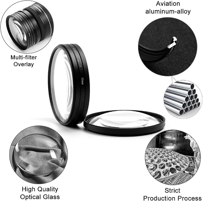 52mm Close-up Filter Kit 4 Pieces Macro Filter Set - Image 2