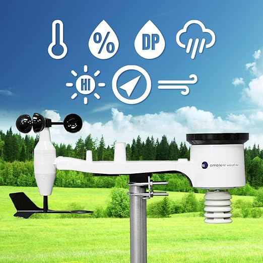 Ambient Weather WS-1965 WiFi Weather Station w/Remote Monitoring and Ambient - Image 3