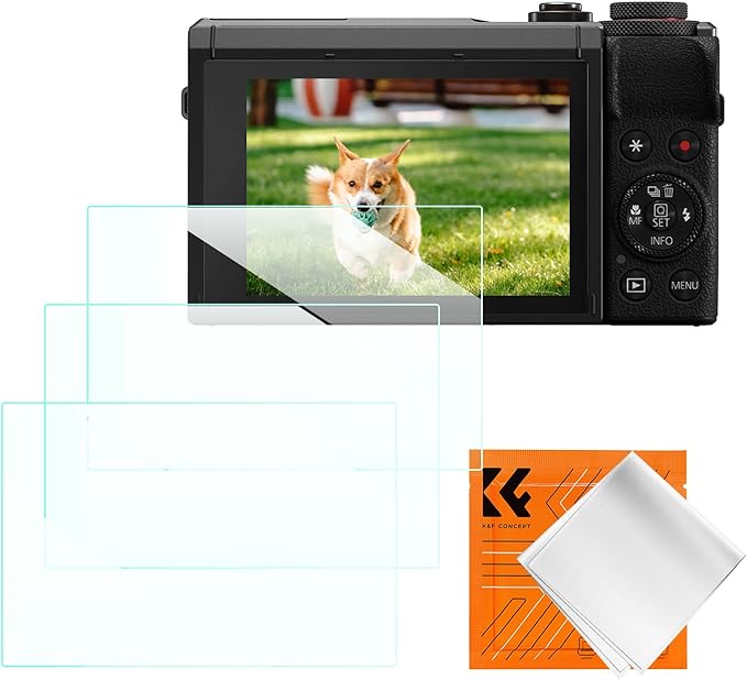 K&F CONCEPT 3 Pack Camera Screen Protector Compatible by KFCONCEPT
