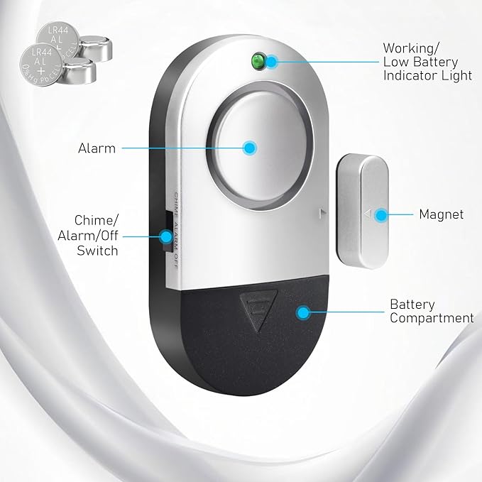 Door Window Alarm, 120DB Window Alarms - Image 2