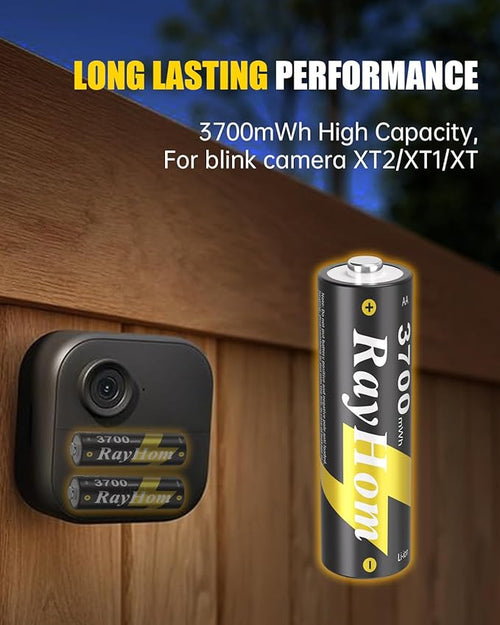 24 Pack AA Lithium Rechargeable Batteries, 3700mWh High Capacity, 1.5V Constant - Image 2
