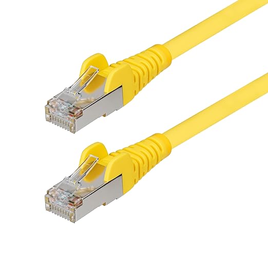 StarTech.com 6ft Yellow CAT6a Ethernet Cable, Snagless RJ45, 100W PoE++ by StarTech