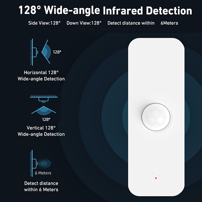 3-Pack Smart PIR Motion Sensor: WiFi Motion Detector - Image 3