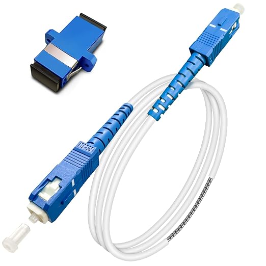 SC to SC Fiber Optic Patch Cable, Armored Single Mode SC/UPC to SC/UPC Fiber by Bangun
