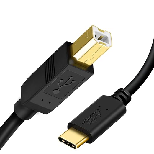 CableCreation USB B to USB C Printer Cable 6.6FT, Type B to Type C Printer Cord by CableCreation
