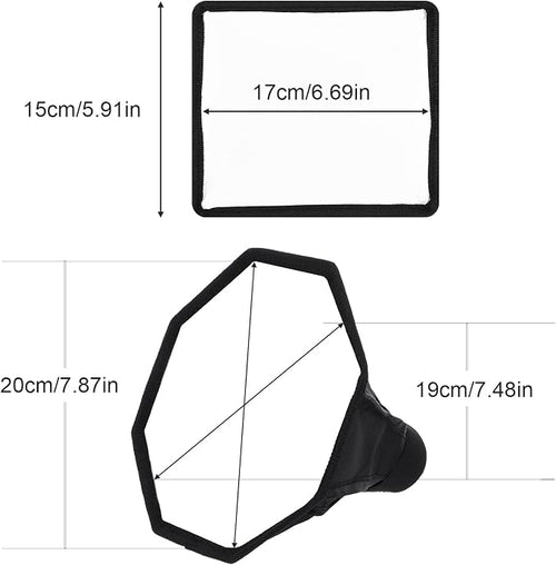 2 Pack Flash Diffuser Light Softbox - Image 2