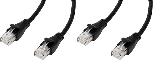 Amazon Basics RJ45 Cat-6 Ethernet Patch Internet Cable, 1Gbps Transfer Speed by AmazonBasics