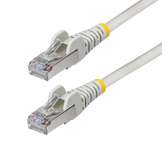 StarTech.com 25ft Gray CAT6a Ethernet Cable, Snagless RJ45, 100W PoE++ by StarTech