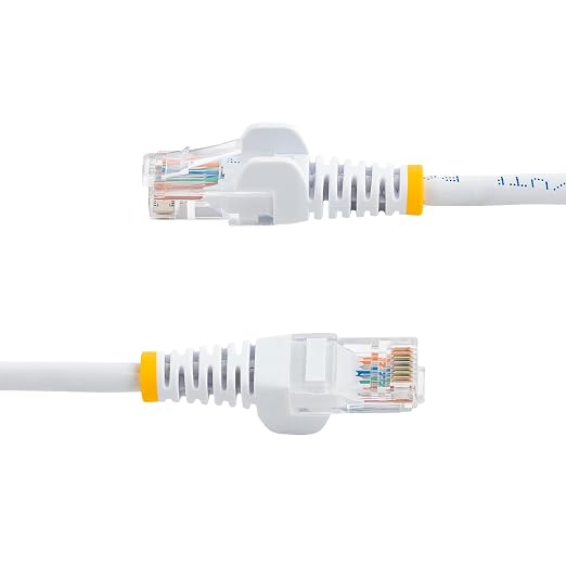 StarTech.com Cat5e Patch Cable - 10 ft - M/M - White - Image 3