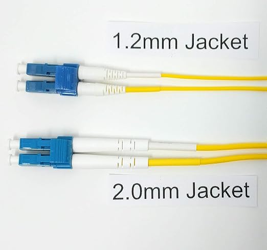 8 Meter Singlemode Duplex 1.2mm Ultra High Density Fiber Optic Cable - Image 5