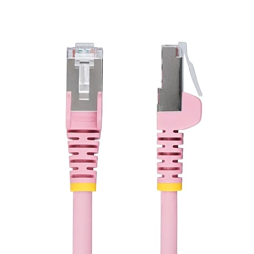 StarTech.com 6ft Pink CAT6a Ethernet Cable, Snagless RJ45, 100W PoE++, 27AWG - Image 2