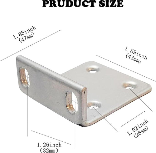 1U Rack Ears Compatible with Ubiquiti Switch 16/24/48 Series, Standard 19 Inch - Image 2