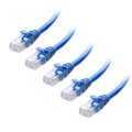 Cable Matters 10Gbps 5-Pack Snagless Short Cat 6 Ethernet Cable - 1ft by CableMatters