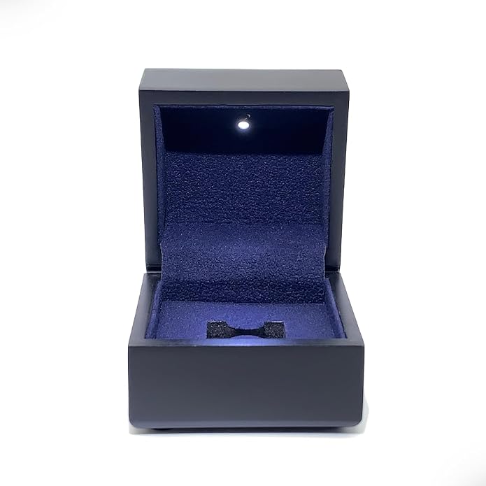 Wooden Lighting Display Box for Championship Ring – LED Illuminated, Available by AMOHJERCY