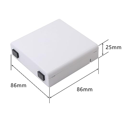 GELRHONR FTTH Fiber Panel Box Enclosure, 2 Core Fiber Optic Terminal - Image 3