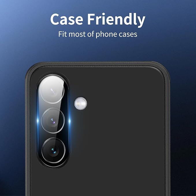 3 Pack Camera Lens Protector for Samsung Galaxy S25, Tempered Glass Camera - Image 7