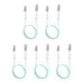 Yonwide 10m OM3 LC to LC Fiber Patch Cable 5 Pack, 10Gb Multi Mode, LSZH MM by YonwideFiber