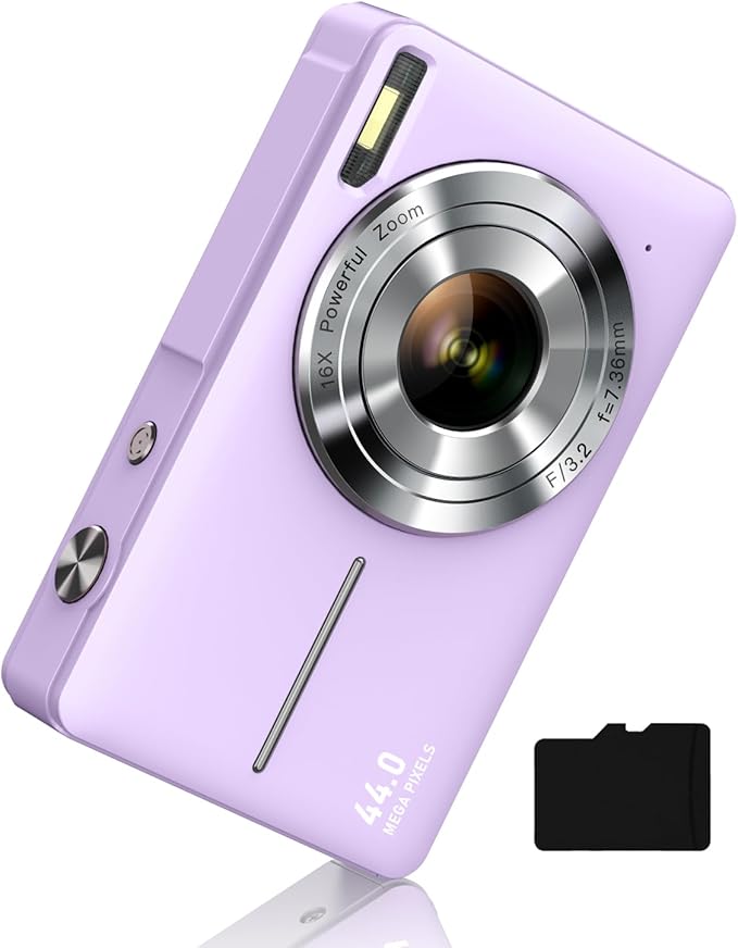Digital Camera FHD 1080P, Camkory Point and Shoot Digital Cameras by CAMKORY