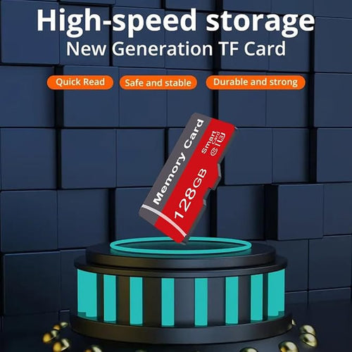 2 Pack Memory Card 128GB with Adapter, High Speed TF Card, UHS-I C10 A1 Memory - Image 2