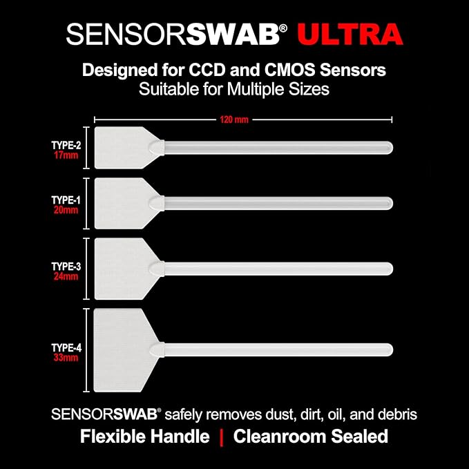 Photographic Solutions Sensor Swab Ultra 33mm Type-4 Digital Imaging Sensor - Image 4