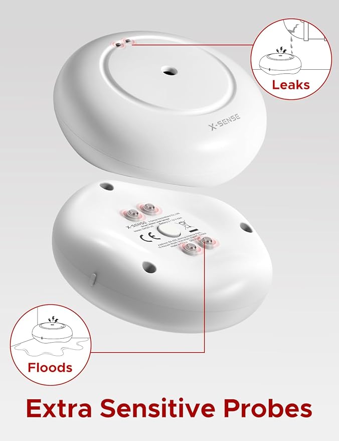 X-Sense Smart Water Leak Detector, Wi-Fi Water Sensor, an Accessory - Image 8