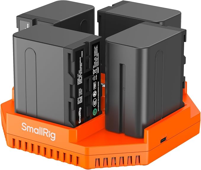 SmallRig 4 Pack 7800mAh Replacement Battery by SmallRig
