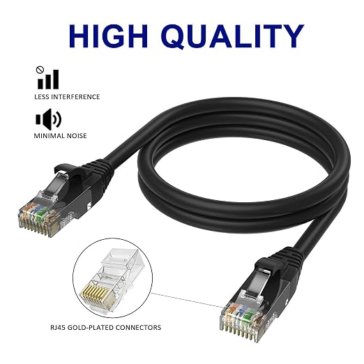 Adoreen Cat 6 Ethernet Cable 3 Ft-3 Pack, High Speed Short Patch Cables Network - Image 3