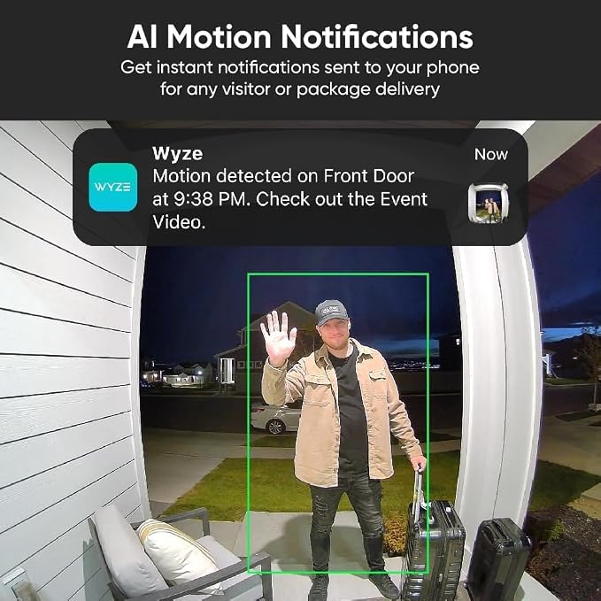 Doorbell Camera v2 + Wedge Kit, 2K Smart Video Doorbell - Image 9