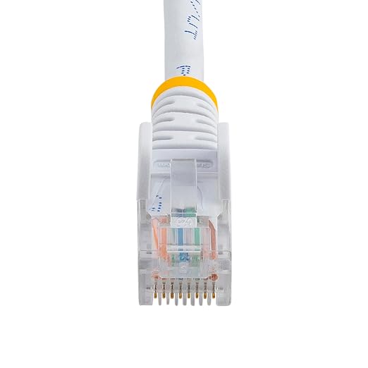 25 Ft White Snagless Cat5e Utp Patch Cable - Image 4