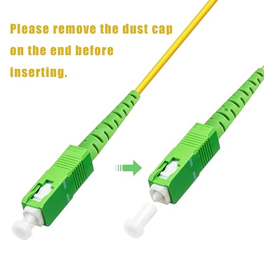 50Pack - 30m SC/APC to SC/APC Fiber Optic Internet Cable, Single Mode Patch - Image 5