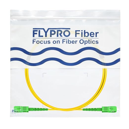 FLYPROFiber- OS2 SC/APC to SC/APC Fiber Optic Cable 1M/3ft, Single Mode Fiber - Image 7