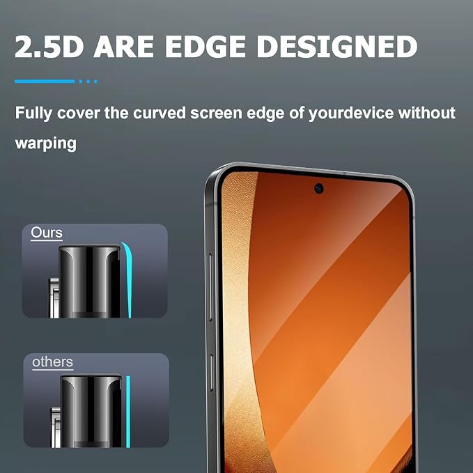 Galaxy S21 Plus Privacy Screen Protector Tempered Glass, 9H Hardness 2D Curved - Image 6