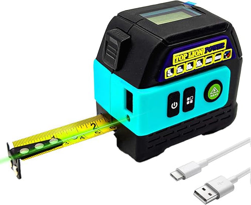 2 in 1 262ft Green Laser Tape Measure by Unknown
