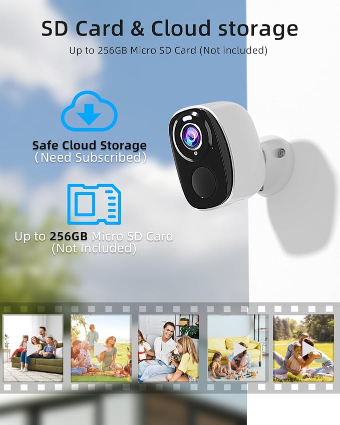 ELECCTV Upgraded 5G/2.4G WiFi Security Cameras Wireless Outdoor, 2K Battery - Image 8