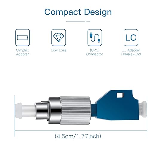 10PC Visual Fault Locator Fiber Adapter, Fiber Optic Connector, Single Mode - Image 2