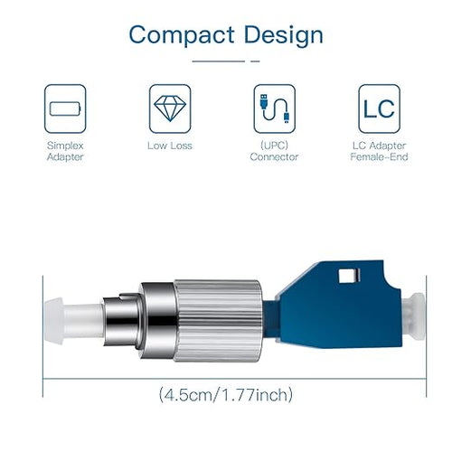 15PC Visual Fault Locator Fiber Adapter, Fiber Optic Connector, Single Mode - Image 2