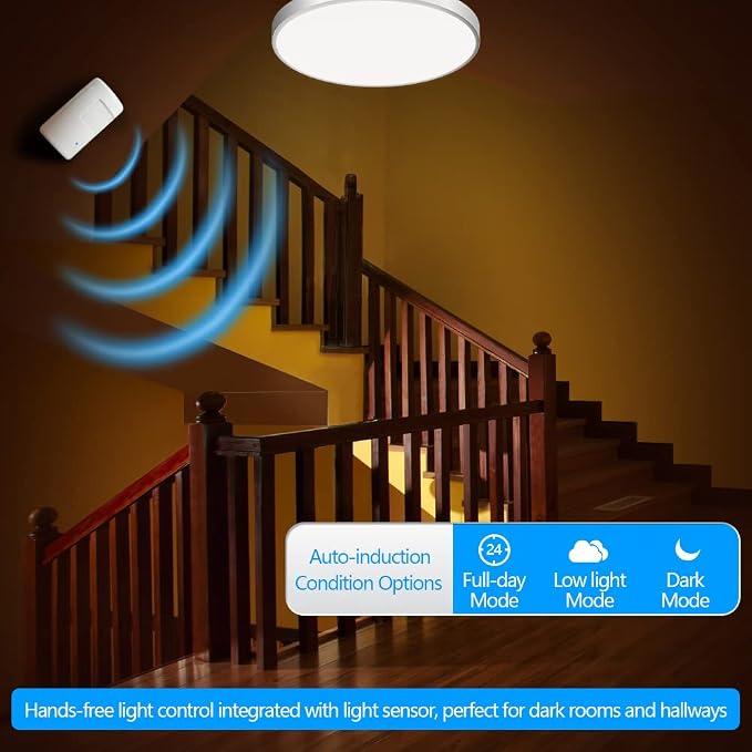 Upgraded Plug-in Motion Activated Light Control, Souphran Wireless Motion - Image 3