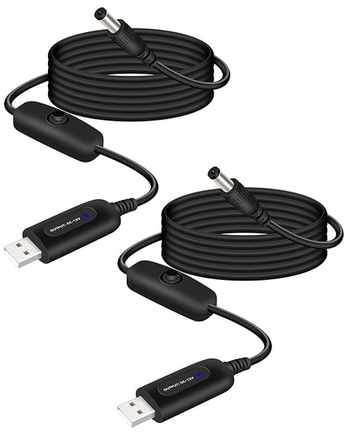 12W USB 5V to 12V Step Up Converter Cable by RIIEYOCA