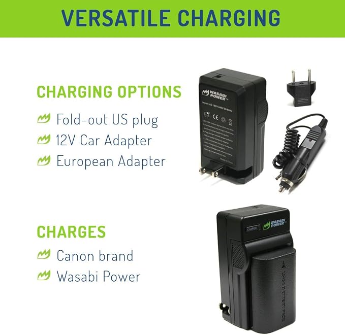 Wasabi Power LP-E6, LP-E6N Battery and Charger - Image 7