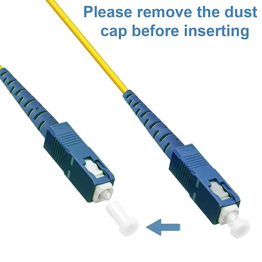 FLYPROFiber- OS2 Single Mode Fiber Patch Cable, 10m/33ft SC/UPC to SC/APC Fiber - Image 5