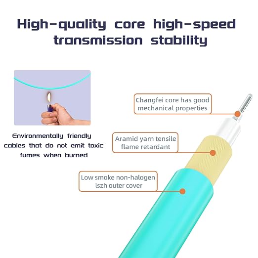 6Meters 20ft LC/UPC-LC/UPC 10GB Multi-Mode Fiber Optic Cable LC to LC OM3 LC-LC - Image 3