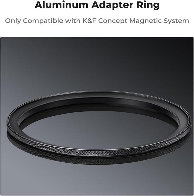 K&F CONCEPT 49-77mm Magnetic Filter Adapter Ring, - Image 4
